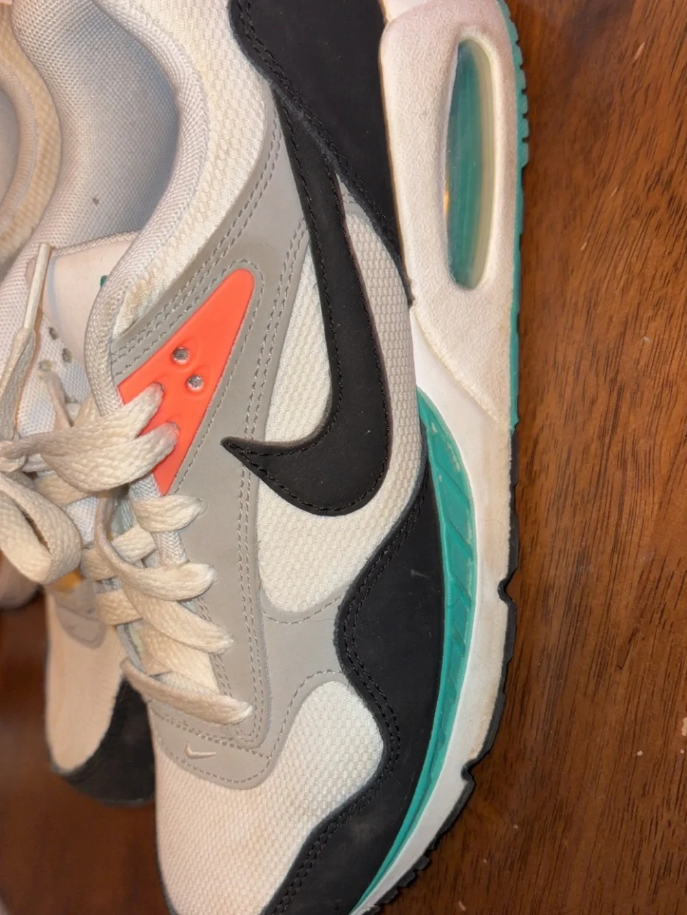 Nike Black, White & Teal Athletic Sneakers